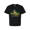Unisex Outdoor Waldszene T-Shirt Mit Hirsch Und Kiefern Grafische Kunst Für