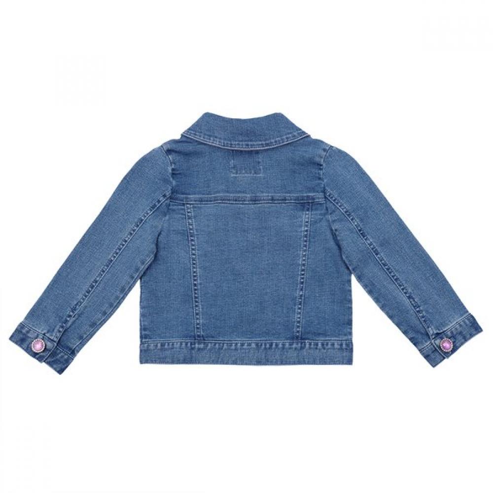 French Cat Denim Jacket With Ribbon Q51dbk060n3
