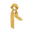 Women's Solid Silk Ribbon Scarf: Thin, Long, Narrow Neck Tie & Shirt Accessory