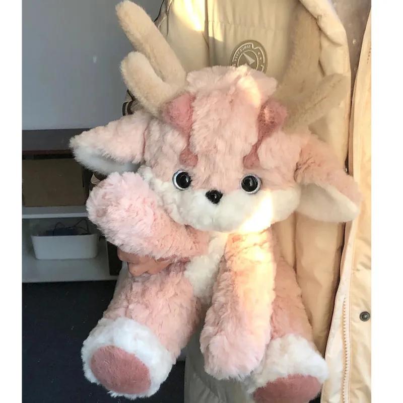 2024 Dragon Year Little Pink Dragon Doll Plush Toy 30cm Pink Dragon Mascot Soft Stuffed Kawaii Cotton Doll Birthday Gift For Kid