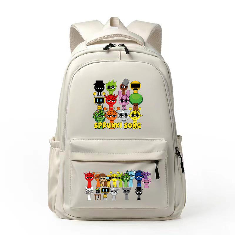 Hot Sale Junior High School High School Students Large Capacity Backpack Cartoon Peripheral School Bag College Style Campus Leisure Backpack