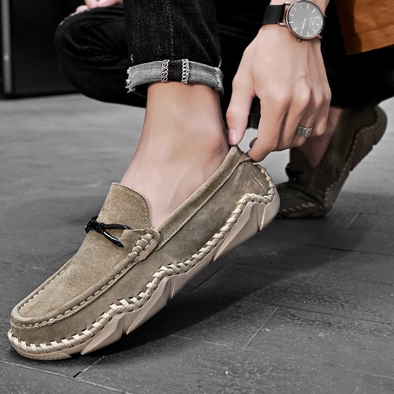 Men's Penny Loafers Moccasin Driving Shoes Slip On Flats Boat Shoes