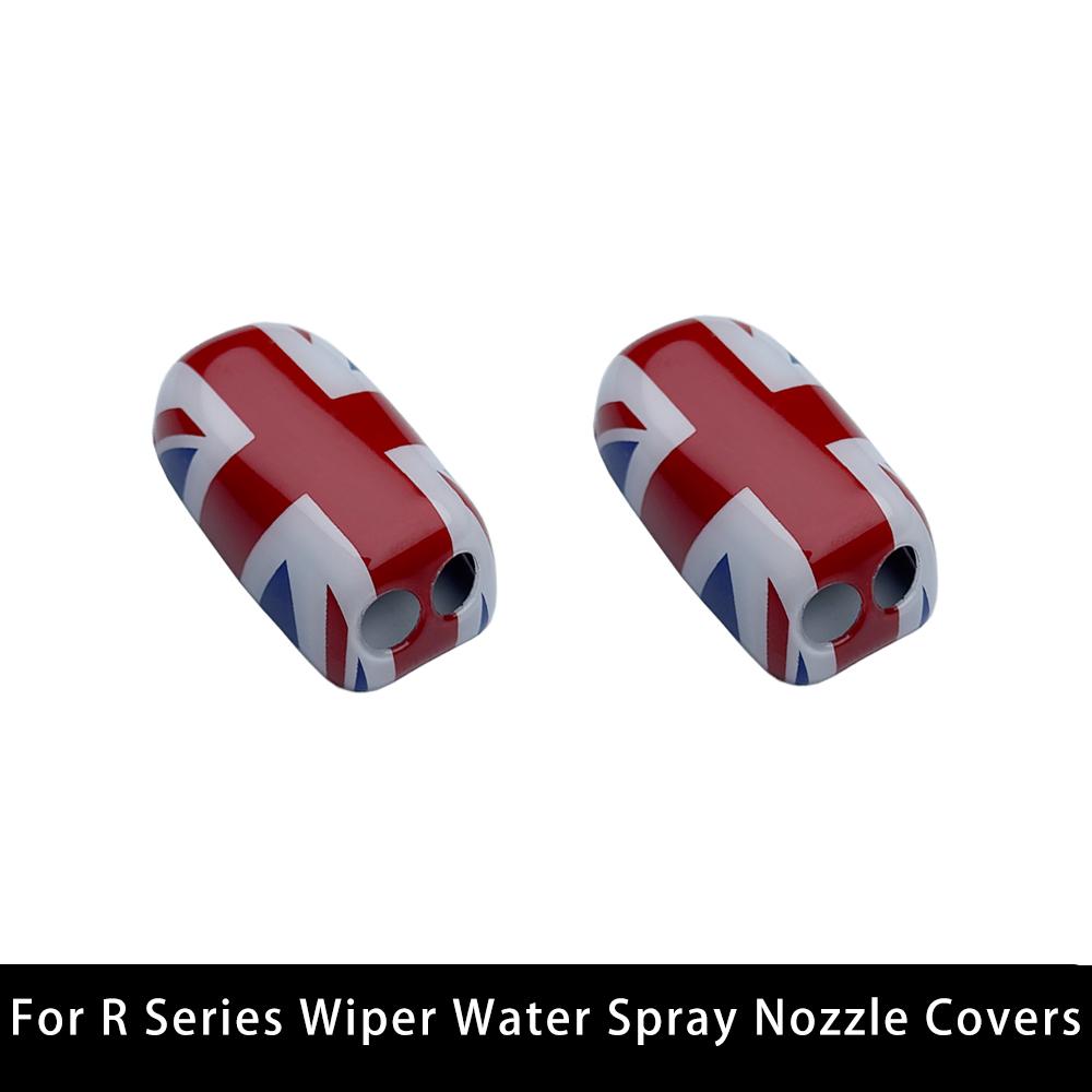 Car Wiper Water Spray Nozzle Covers For MINI One Cooper Countryman R60 Clubman R55 R56 R57 R58 R59 Auto Decoration Accessories