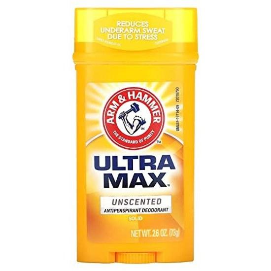 Arm Hammer ULTRAMAX Antiperspirant Deodorant Invisible Solid Unscented 2.60 oz