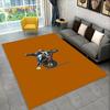 Tappeto da Area Tappeto da Corsa per Moto 3D Grande, Tappeto per Casa Soggiorno Camera da Letto Divano Zerbino Decorazione, Tappetino Antiscivolo per Giochi per Bambini