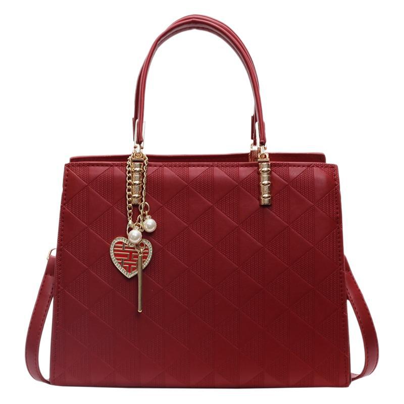 2025 New Sea Trial Trend Bride Woven Bag To Give Girlfriend Girlfriend Wedding Bag Gift Mother Bag