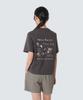 SNOWPEAK APPAREL Aerocool Women'S Gardening Graphic Short Sleeve T-Shirt (S26Mwfts23) Charcoal