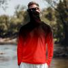 Men's Quick Dry Long Sleeve Hooded Sun Shirt for Fishing, Fitness, Sports and Summer Outdoor