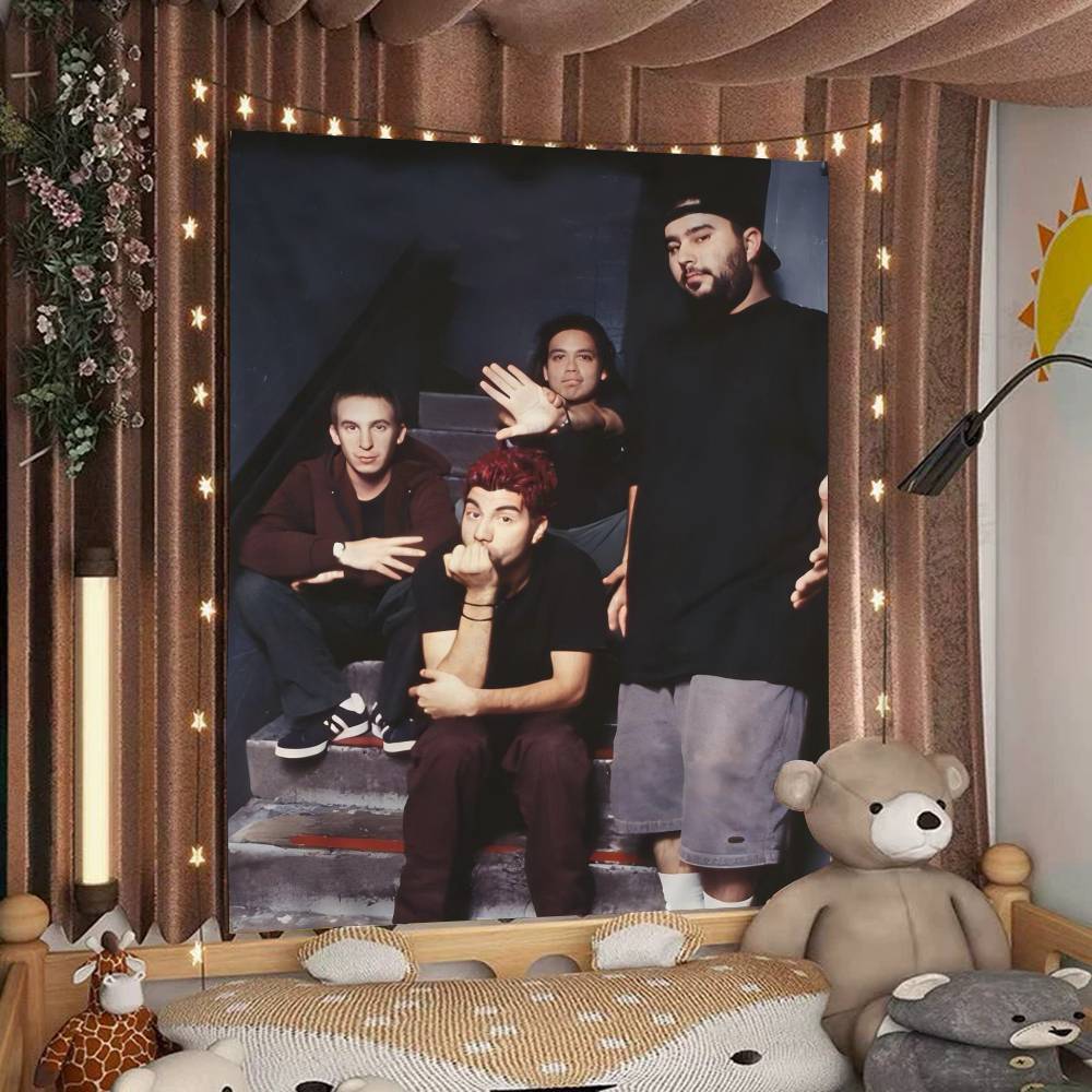 Rock DDeftones Band Chart Tapestry Bohemian Wall Tapestries Mandala Wall Art Decor