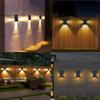 Solar Wall Lights Outdoor Warm/White Solar Powered Lamps Up And Down Adjustable Angle Lighting  Garden Landscape Balcony Patio