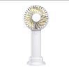 Xiaomi 2026 Rechargeable Strong Wind Handheld Fan Portable Quiet Desktop Air Cooler with Phone Holder Cooling Outdoor Travel