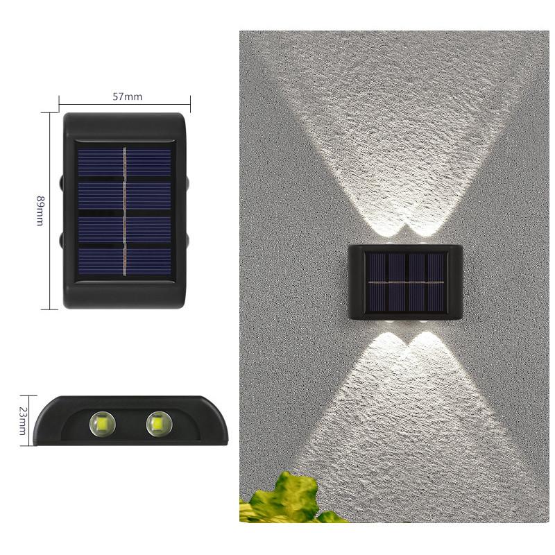 Solar Wall Lamp Outdoor Luminous Lighting Garden Fence Decoration Sunlight Light