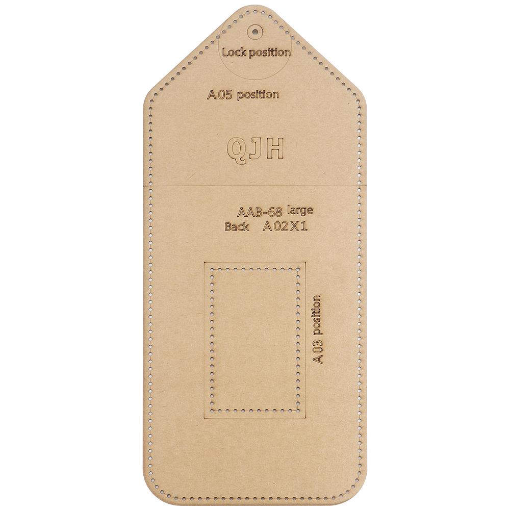 1 Set DIY Handgefertigtes Kraftpapier Muster, Handy Tasche Design Zeichenpapier Vorlage, Tragbare Sport Hüfttasche Schablone Herstellung Vorlage