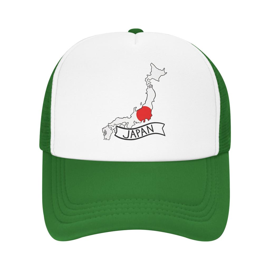 Japan Flag Map Sticker Casual Baseball Cap Outdoor Sports Sun Hats Spring High Quality Unisex Unisex Vintage Baseball Caps