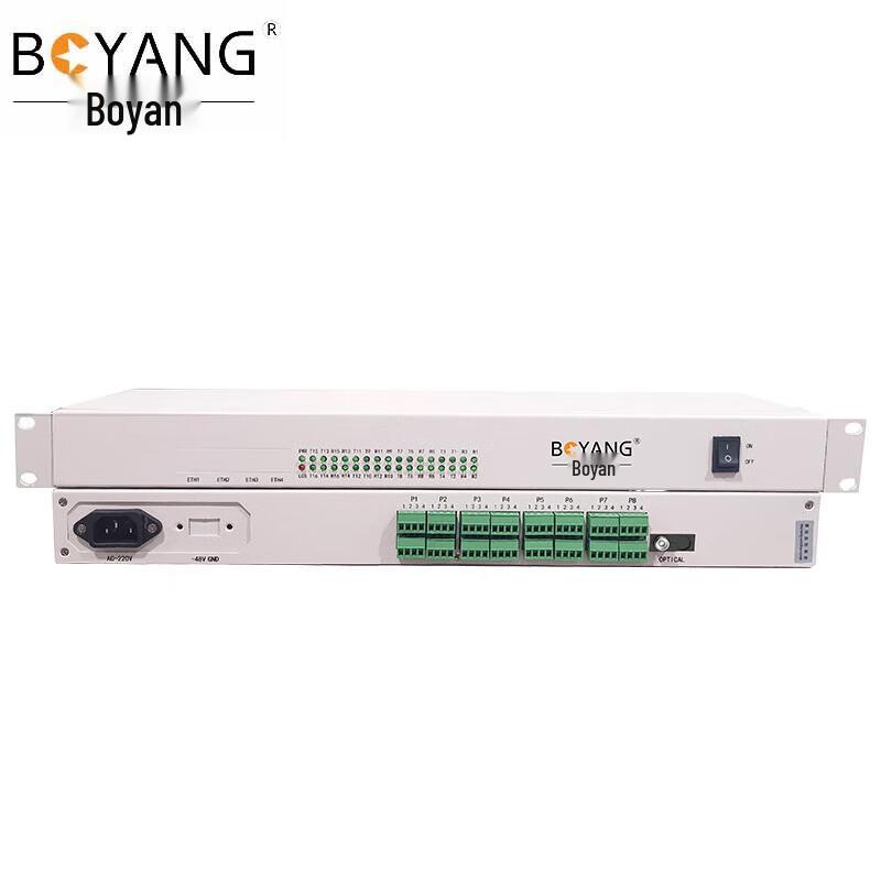 Boyang BY-Ff16 16-Channel Bidirectional Fiber Optic Converter 16-Channel Bidirectional