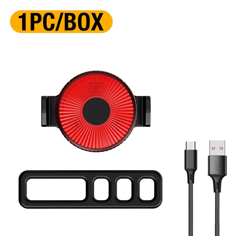 New Strap Bicycle USB Charging Creative Taillights Mountain Bike Outdoor Night Riding Taillights Riding Equipment Accessories