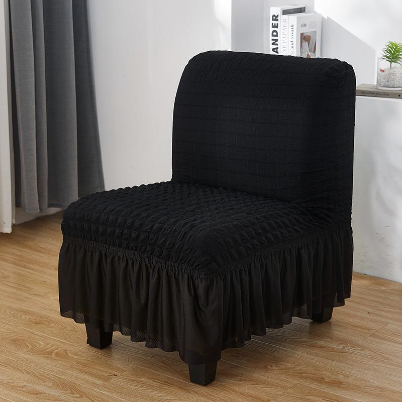 Elastic Cationic Thickened Fat Chair Cover Without Armrests Hotel Restaurant Coffee Shop Chair Chair Cover