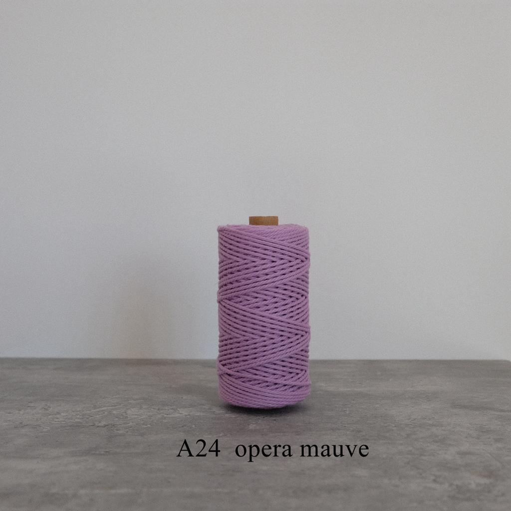 42 Colors 3mm 3-Ply Cotton Cord Pure Cotton 3 Strands Rope Home Tapestry Kids Handmade DIY Macrame Cord
