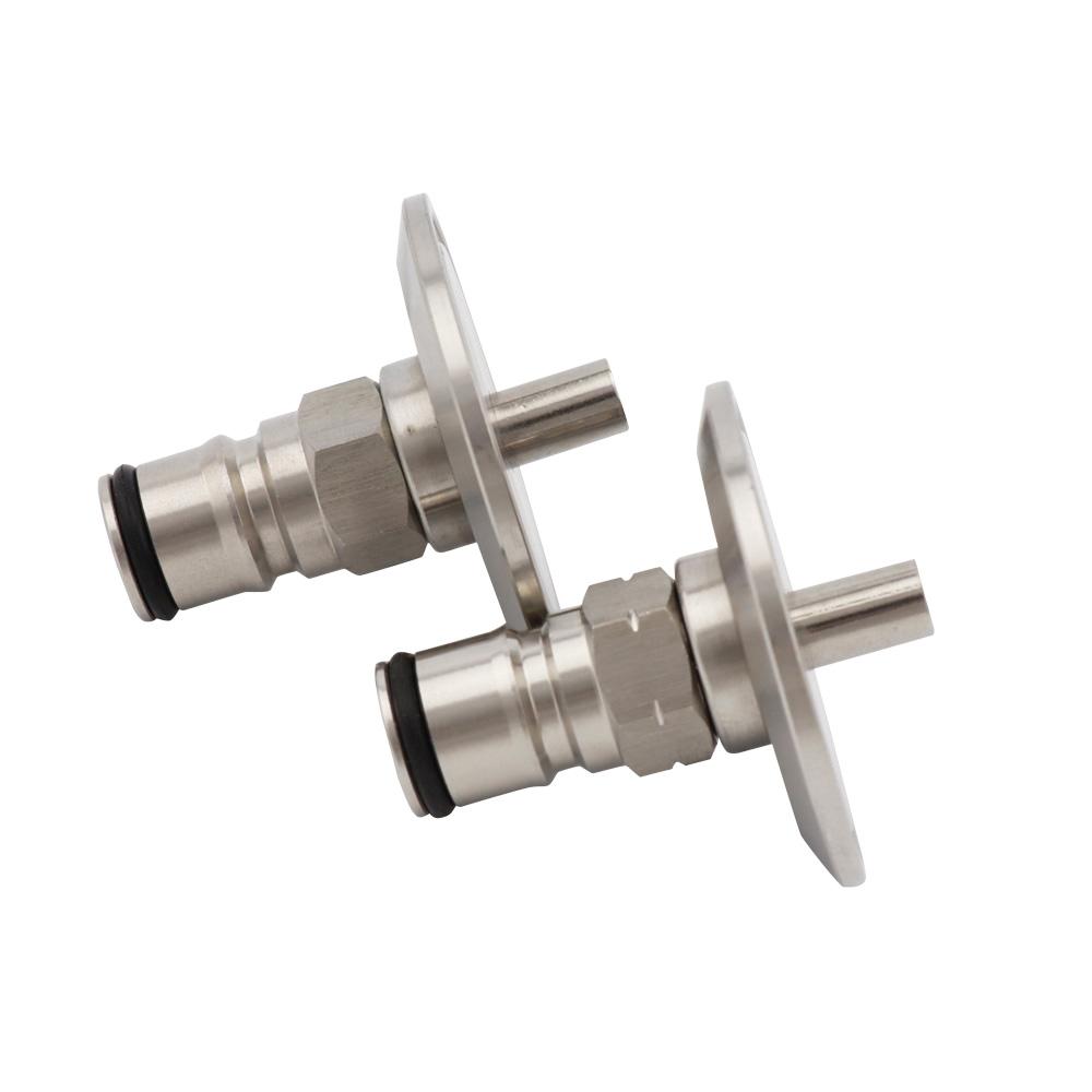 1.5"Tri Clamp to Ball Lock Post, SS304 Sanitary Brewer Fitting, 50.5mm OD Ferrule for Homebrew Beer Corny Keg Conical Fermenter
