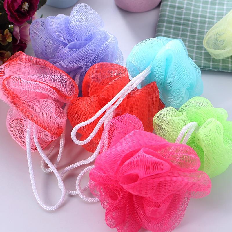 10Pc Color Random Bath Shower Soap Bubble Body Wash Exfoliate Puff Sponge Mesh Net Ball Bath Brushes Random Color Wholesale