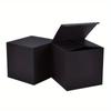 30 Stück Schwarze Geschenkboxen mit Deckel Mini Geschenkverpackungsboxen Perfekt zur Aufbewahrung von Schmuck Seife Bastelarbeiten Schmuck Geburtstagen Partys Valentinstag mit Band