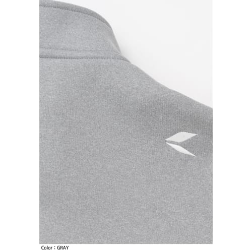 RS Taichi Bike Autumn/Winter Inner Full Zip Brushed Lining Thermal Cold Protection Stretch Warm Ride Zip Shirt RSU641 BLACK M