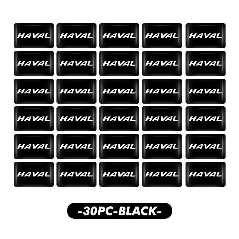 10/20/30pcs Car Lnternal Waterproof Stickers Auto Logo Creative For Haval Jolion F7 H6 H1 H2 H3 H4 H5 H7 H8 H9 M4 M6 F5 F9 F7X