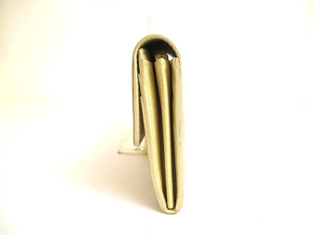 Authentic LOUIS VUITTON Damier Azur White Leather Flap Wallet Purse Sarah #a914  Refurbished