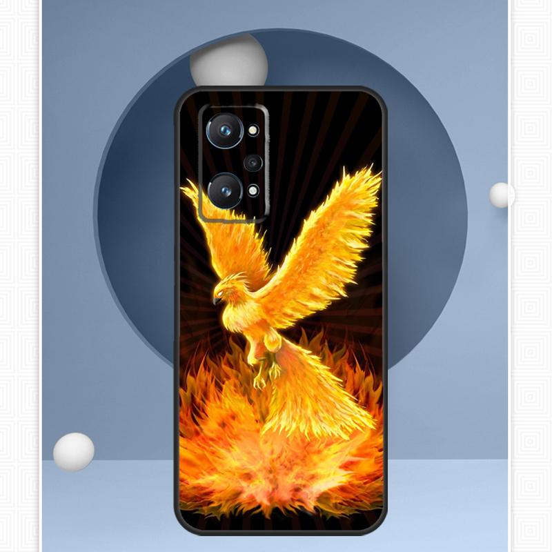 Phoenix Bird For Realme C55 C33 C30 C21Y 10 Pro Plus GT Neo 5 3 3T Case For OnePlus 11 10 Pro Nord 2 2T