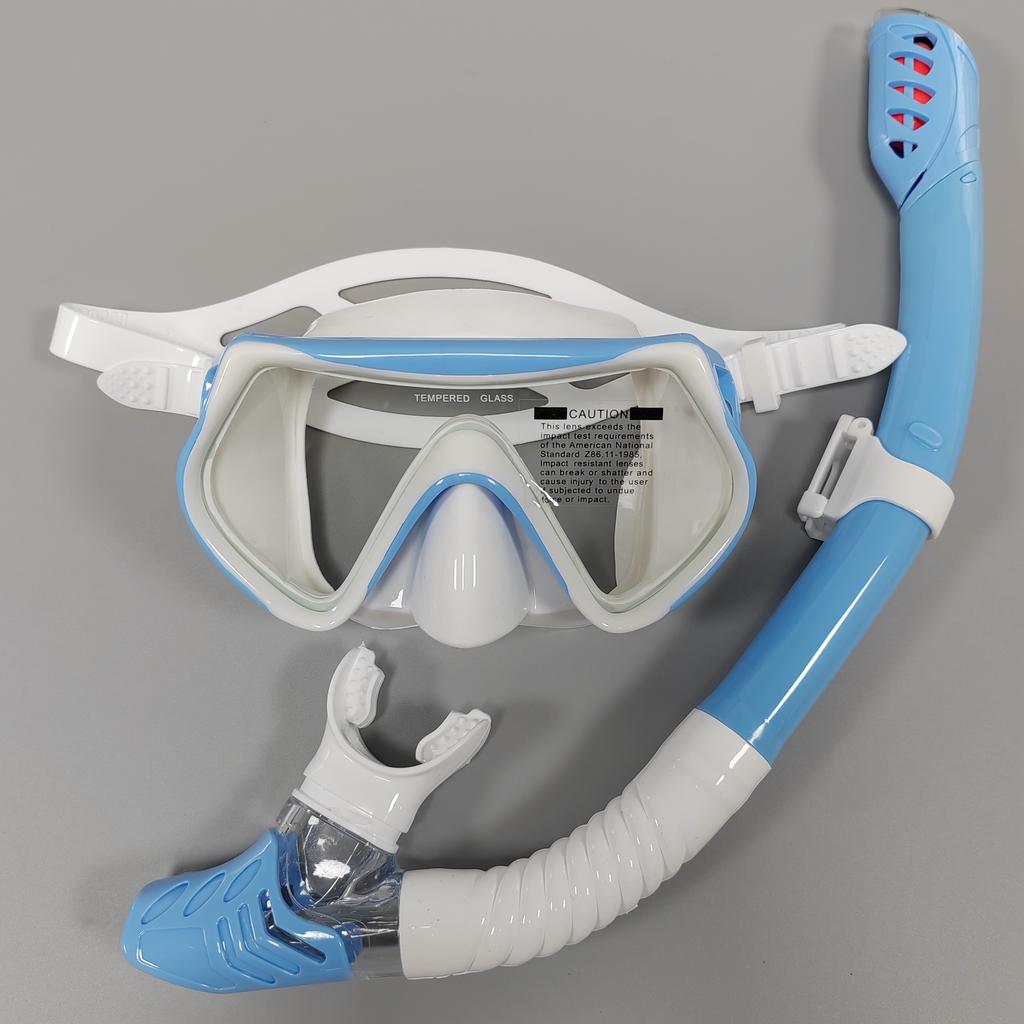 Professionelle Tauchmaske Schnorchelanzug Erwachsene Silikonlippe Antibeschlagbrille Schwimmausrüstung