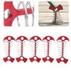 5 Pcs Spring Buckle Ground Anchor Aluminum Alloy Fishbone Deck Anchor  Tents Canopies