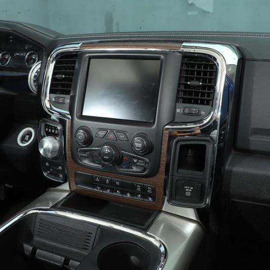 Dashboard Center Console Navigation Panel Trim Cover For Dodge RAM 1500 2012-17