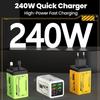 240W Multi-Port Smart Travel Charger with 4 USB-A & 2 USB-C PD Ports