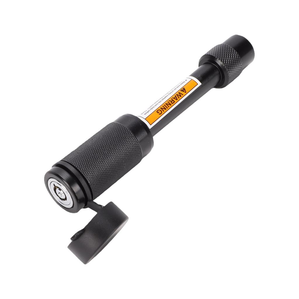 Trailer Hitch Receiver Lock with Two Keys 1 2 in Pin Diameter 5 8 in Sleeve Press to Lock Mechanism Locking Receiver