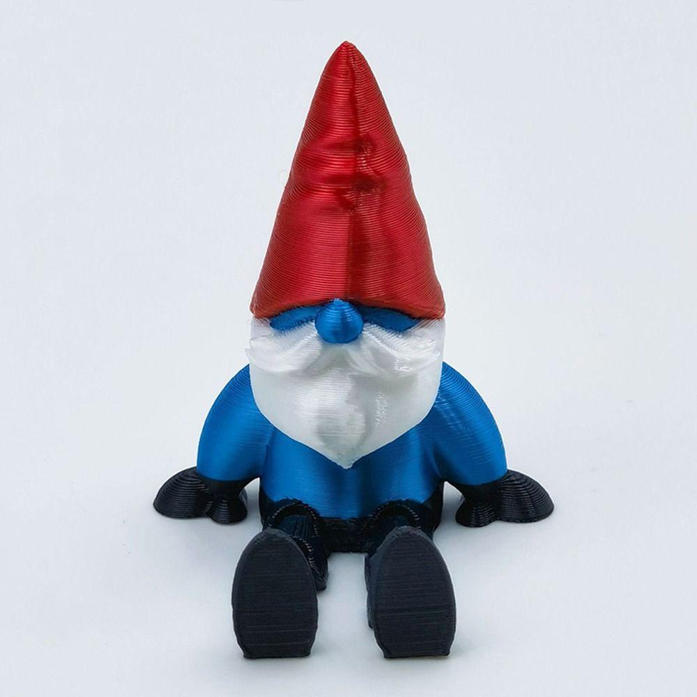 Cute 3D Printing Christmas Decoration Snowman Elk Santa Claus Xmas Pendant Desktop Toys Ornaments Festive Collection