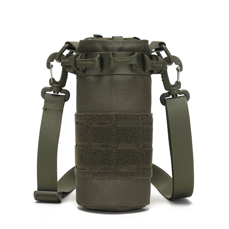 Outdoor Hunting Cycling Water Bottle Bag Removable Shoulder Strap Kettle Holder Bottle Bag