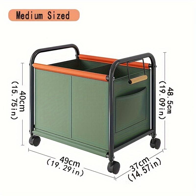 

1 шт. Тележка для хранения вещей на колесиках с 4 колесами, вместительная стойка для хранения игрушек, многофункциональная тележка для хранения вещей для кухни, ванной комнаты Medium size