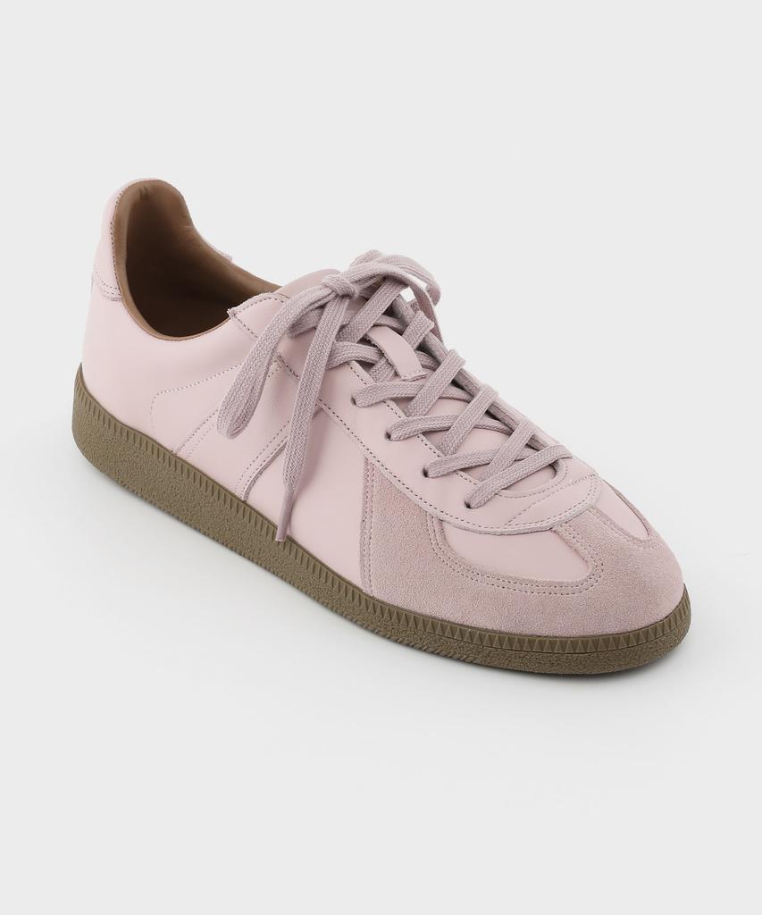 Awesomebee Reina German Army Leather Sneakers Asb601Pi