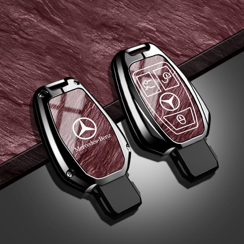 Zinc Alloy Car Key Protector Key Case Cover Shell For Mercedes Benz B C E Class GLS GLA GLK GLC CLA AMG W204 W205 W212 W463 W176