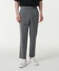 MUSINSA STANDARD Relaxed Tapered Hidden Banding Crop Slacks [Melange Gray]