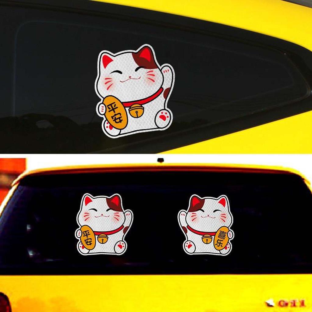 Cartoon Animal Car Sticker Personalized Creative Vehicle Tail Cute Sticker for Friend Family Neighbors Gift