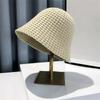 Soft Fisherman Hat Crochet Knitted Basin Hat Casual Beanie Cap  Women