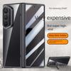 For Samsung Galaxy Z Fold 7 Electroplated Lens Holder Magnetic Full Protection Dropproof Tempered Film Front Film Phone Case