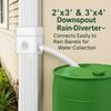 Easy Install Downspout Diverter For Roof Drainage Practical Simple Setups Rain Diverter with Adjustable Valves