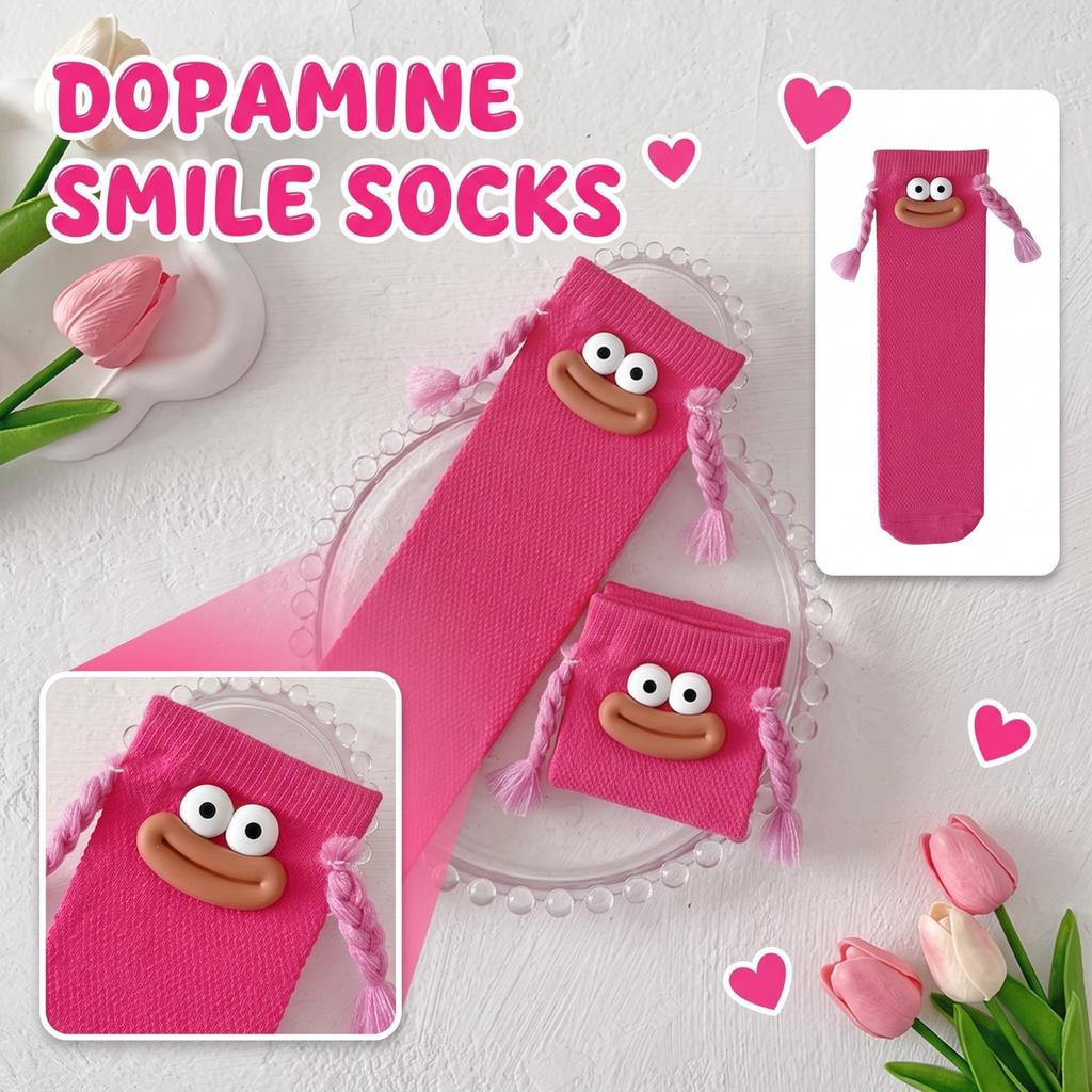 Girls' Colorful Long Tube Socks with Fun Design for Daily Wear