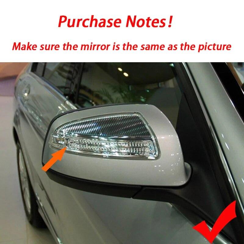 Indicator de semnalizare dinamică LED pentru oglindă laterală pentru Mercedes Benz Clasa C W204 S204 07-14 Viano Vito W639 ML W164