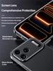 Leather Phone Case for iPhone 17 16 15 14 Pro Max Air 17Pro 16Pro Full Lens Protection Back Cover