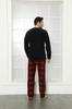Akbeniz WelSoft Polar Men's Christmas Pajama Set 6798