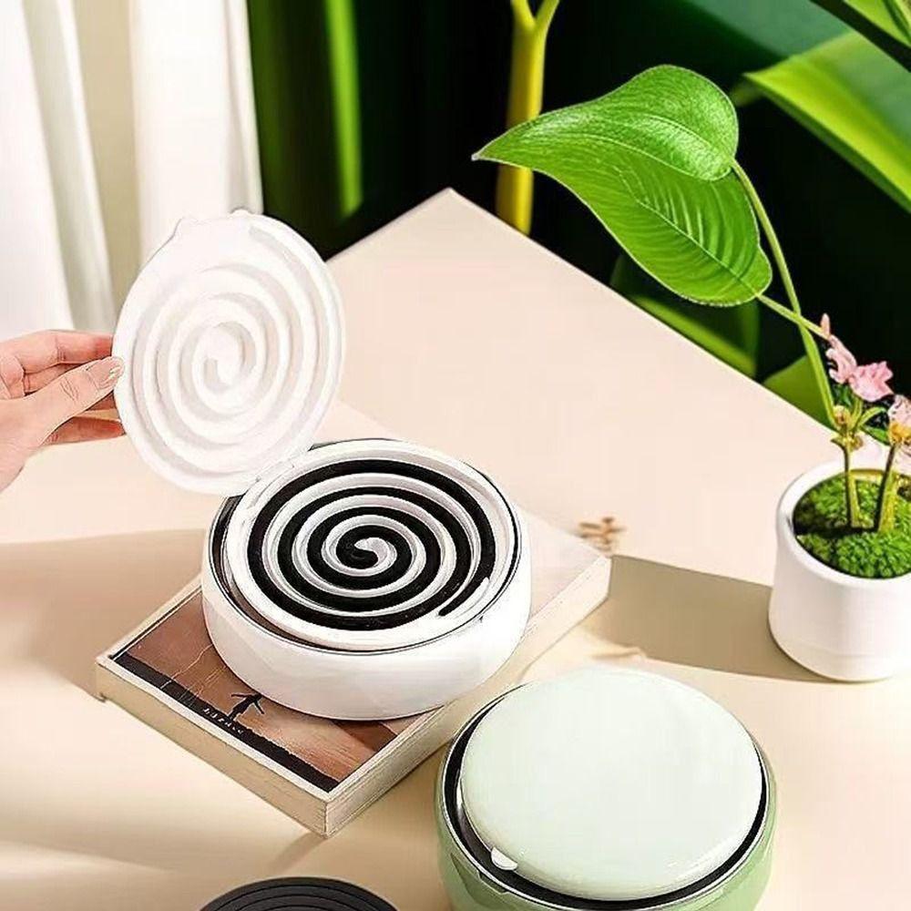 With Tray Mosquito Coil Holder Useful Safe Design Mosquito Coil Bracket Anti-Mosquito Sandalwood Incense Burner