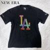 [USED] NEWERA T-shirt BTS MLB Collaboration LA Black New Era M
